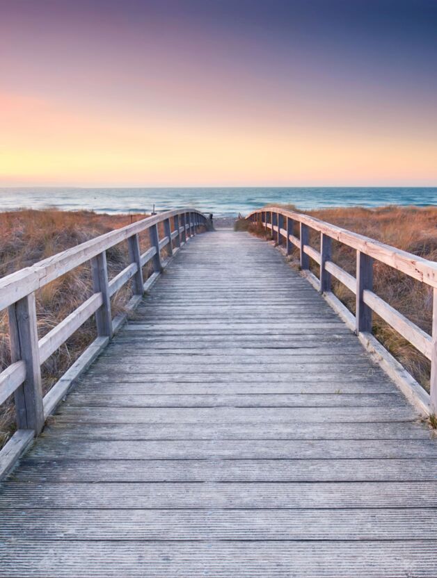 Weg zum Strand